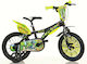 Dino Bikes Dino 16" Kids Bicycle BMX Yellow