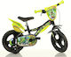 Dino Bikes Dino 12" Kinder Fahrrad Stadt Gelb