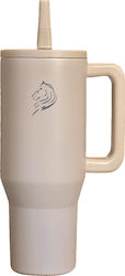 Cool'NMore Handled Tumbler Thermos Stainless St...
