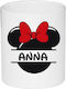 Λευκή Κεραμική Μολυβοθήκη 11oz Minnie Εκτύπωση Όνομα