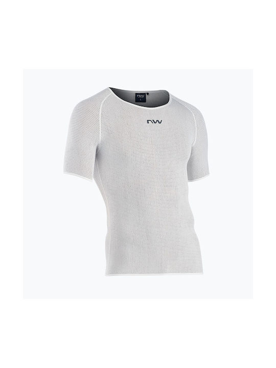Northwave Bluza termica pentru barbati cu maneci scurte Alb