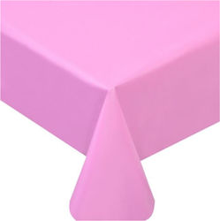 Husă De Masă Pentru Petreceri Roz Din Plastic 137x274cm Husă De Masă Pentru Petreceri Roz Din Plastic 137x274cm