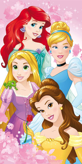 Disney Princess Роял Детска Кърпа За Баня Плажна Кърпа 70x140см