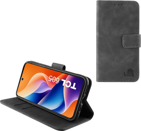 Lime Book Synthetic Leather / Silicone Gray (TCL 605, TCL 60 SE)