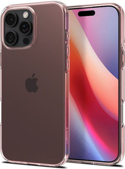 Spigen Crystal Back Cover Σιλικόνης Ροζ (iPhone 16 Pro Max)