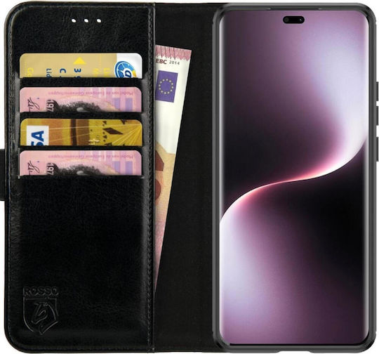 Rosso Element Pu Wallet Piele artificială Negru (Honor Magic7 Lite)
