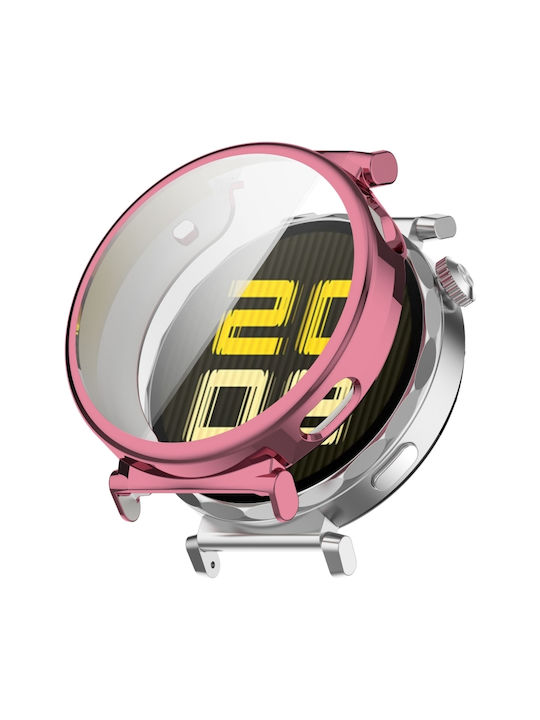 Watch Protection Silicone Case in Pink color for Huawei Watch GT5 Pro 42mm