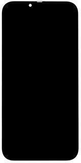 Οθόνη True Color mit Touch-Mechanismus und Rahmen für iPhone 13 Pro Max (Schwarz)