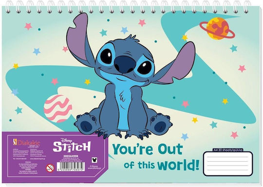 Drawing Pad Lilo & Stitch A4 30 Sheets 2 Pack