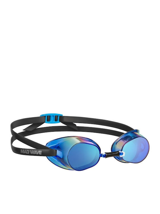 Mad Wave Racer Sw "rainbow Swimming Goggles Adults Blue