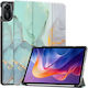 Tablet Case Xiaomi Redmi Pad 2 Skyddar Innovation Multi-angle Stand Sleep Wake Function Foldpro Green Time Set Sticker