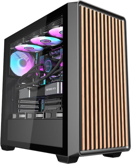 Darkflash DS900WD Midi-Tower Computergehäuse Schwarz