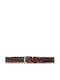 Men's Belt Leather Dark Brown