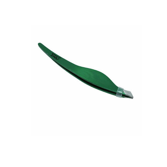 Medisei Eyebrow Tweezer Ergonomic Handle Green 1 Piece