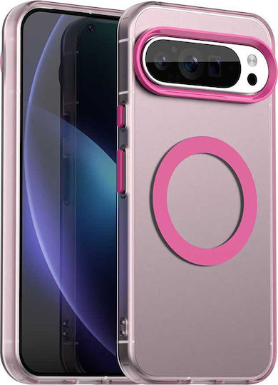 Techsuit Umschlag Rückseite Kunststoff / Silikon Rosa (Google Pixel 10 / 10 Pro)