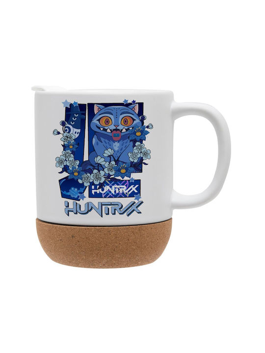 Koupakoupa Huntrix Derpy The Blue Tiger Cană Ceramică cu Capac Albastru 330ml