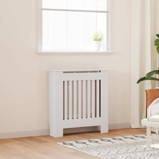 vidaXL Radiator Cover Made of Particleboard 78x19x81.5cm 2 Pieces