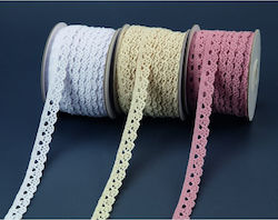 Bandă Dantelă Tresa 1.5cm TB 40813-26 Albă