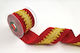 Ribbon Halima Velvet Red 10 Cm X 4.5 M Red-Gold