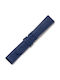 KOSTELO Lederriemen Blau 24mm