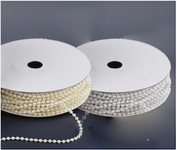 Perlen Karouli 3mm 20 Stück Weiß