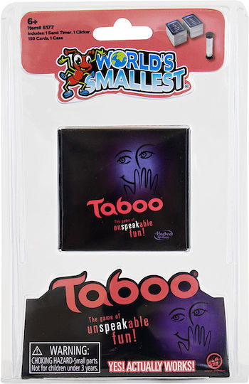 Επιτραπέζιο Παιχνίδι Taboo 6+ Ετών (EN) World's Smallest
