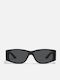 Quay Australia Damen Sonnenbrille mit Schwarz Kunststoff Gestell und Schwarz Linse 476761