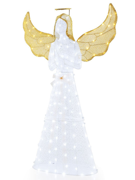 Costway Costway Large Illuminated Christmas Angel 150 Led Lamps Cm24909de