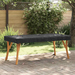 vidaXL Waterproof Sofa Cover Black 182x82x15cm