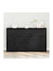 Sideboard Wooden with Drawers Black Oak 121x30x70cm