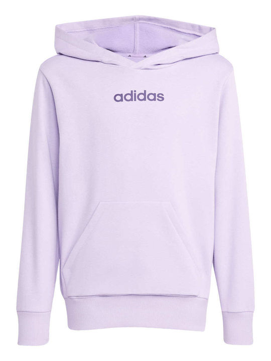 Hanorac Copii cu Glugă și Buzunare Violet Essentials