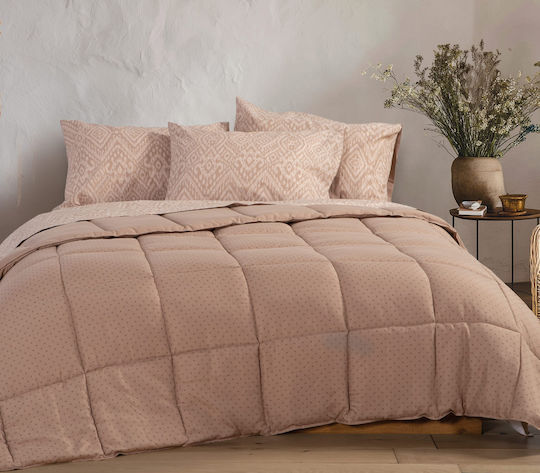 Nef-Nef Homeware Υπέρδιπλο 240x220εκ. Colorfull Taupe