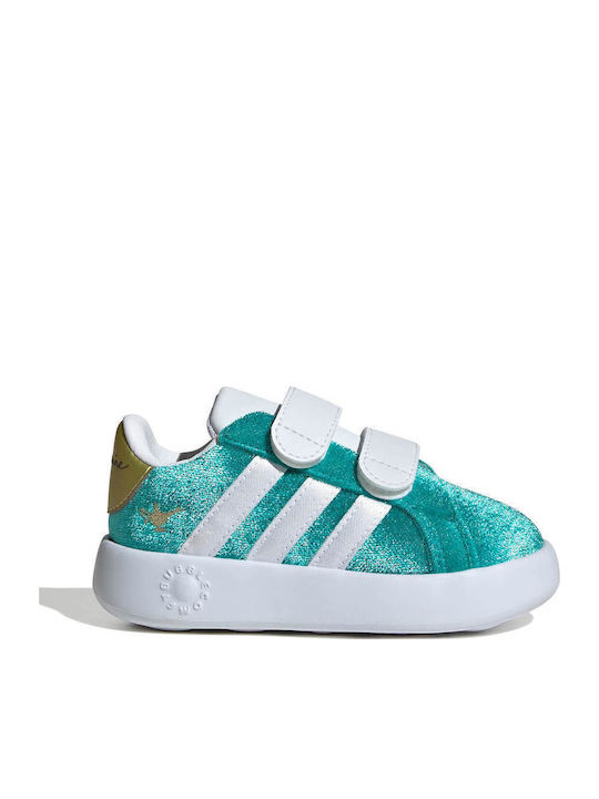 adidas gazelle silver green womens Adidas Little Kids' Grand Court 2.0 Shoes  IE3851