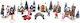 Vidaxl Weihnachtsaccessoires Tisch Bunt 6.5 X 9.1 cm