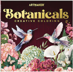 Art Maker Square Malbücher Botanicals