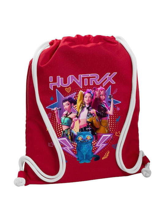 Koupakoupa Huntrix K-pop Series Kids Bag Pouch Bag Red 48cmx40cmcm