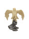 Decorative Polyresin 17.5x14x20 Eagle Bronze Gold Keskor 72315