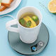 Cup Warmer Cooler Beverage Container Usb Charging Portable Stainless Steel Dual Function Green