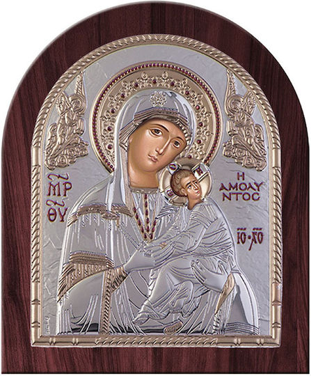 Silver Image of Virgin Mary of the Immaculate 11x12.9 Slevori 9835-00202obr1rwb