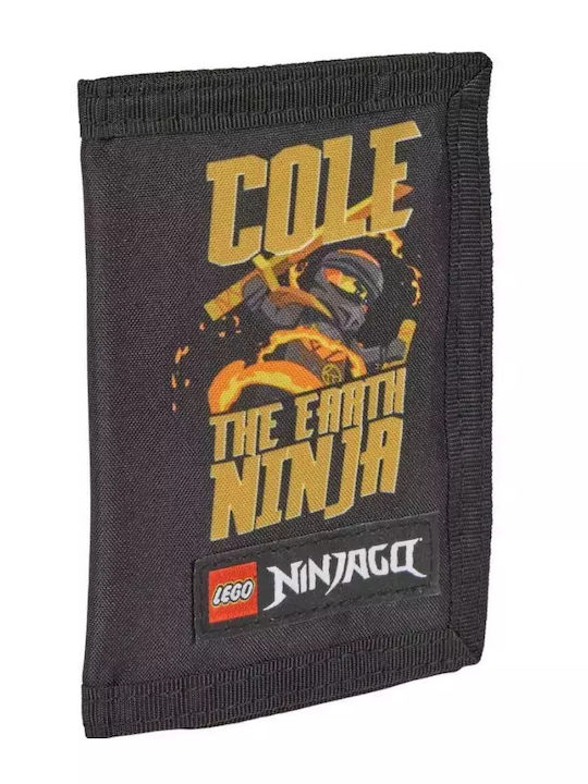 LEGO Ninjago Παιδικό Πορτοφόλι Κερμάτων με Σκρατς Γκρι