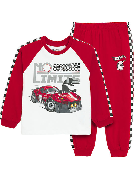 Cool Club Παιδική Πιτζάμα Κόκκινο Hot Wheels