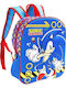 Disney Sonic School Bag Backpack Kindergarten Blue