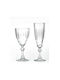 Diamond Glas Champagner aus Glas Kelch
