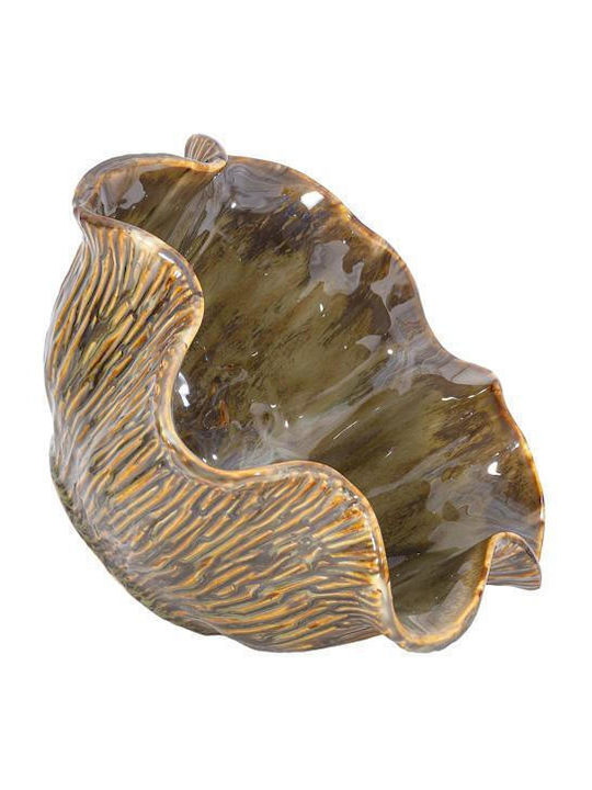 Fylliana Fl30009 Decorative Bowl Brown 20x10cm