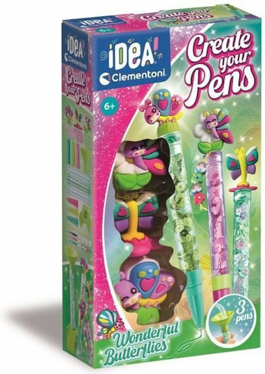 Clementoni Children's Craft Create You Pens Wonderful Butterflies for Children 6+ years old Years