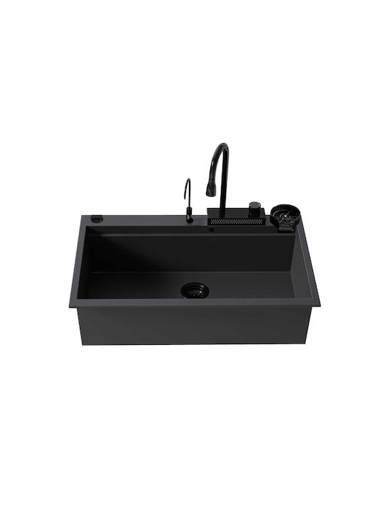 Sanitec Ultra Granite Drop-In Küchenspüle aus F...