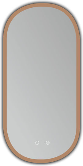 Imex Tokyo TOKY022/90ORC Oglindă Led din Metal 50x90cm Albă