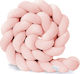 Sparrow Crib Bumpers Braided Inside Salmon 220cm