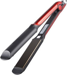 Placă De Îndreptat Părul Tehnologie Antistatică Acoperire Ceramică Buton Pornit Oprit Indicator Led Negru Roșu Placă De Îndreptat Părul Tehnologie Antistatică Acoperire Ceramică Buton Pornit Oprit Indicator Led Negru Roșu