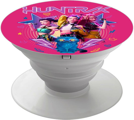 Huntrix K-pop Series Pop Sockets White Phone Holder Stand Hand Support Base